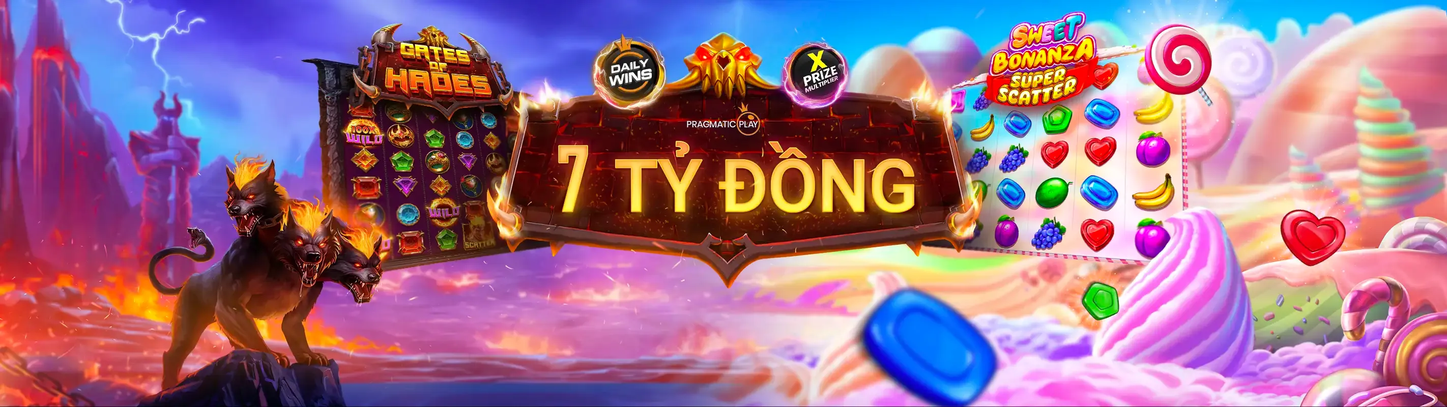 Sân vận động bóng đá với logo Mibet Nhà Cái và ánh đèn rực rỡ